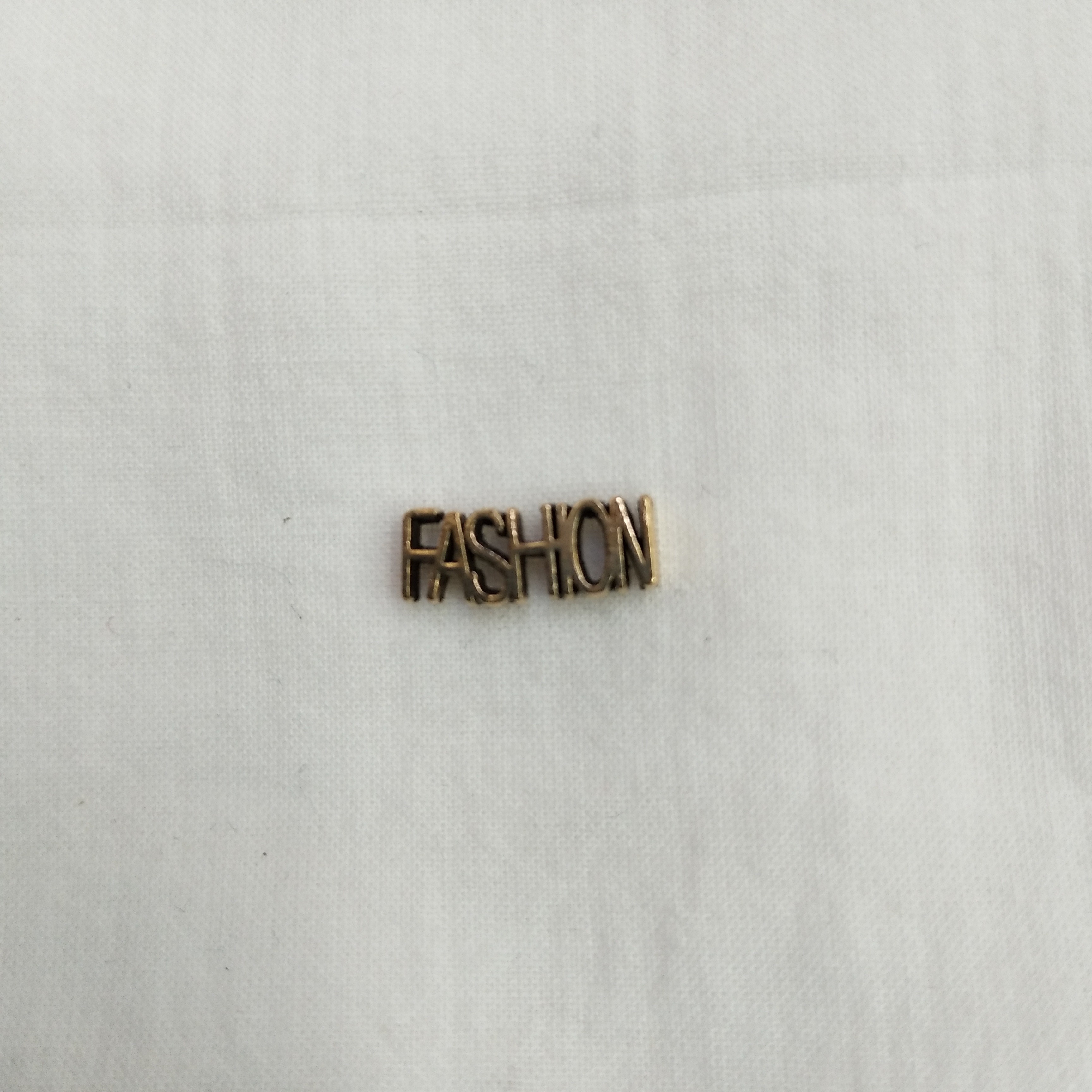 DIY handcrafted jewelry accessories: Alloy, simple single oil-dripping cartoon pendant, decorative earrings (100ps/ pack), letter strip P detail image 1