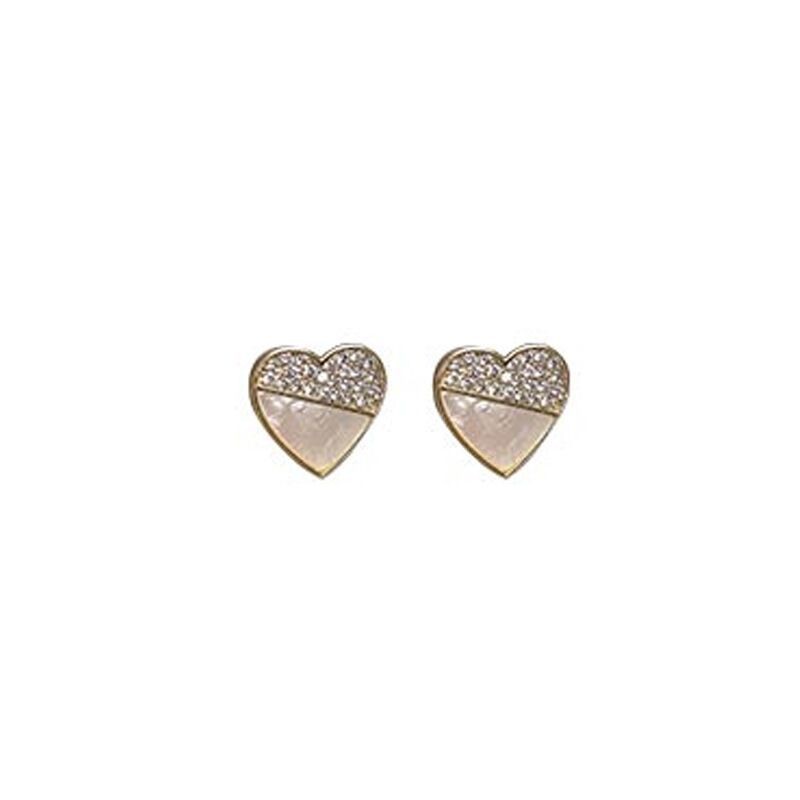 European and American fashionable acrylic sheet inlaid with rhinestones for ladies' cool ear studs detail image 1