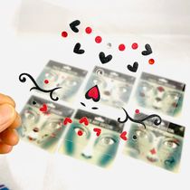 Halloween costume Party face sticker YC-LP glow-in-the dark face sticker Scar onion powder face sticker
