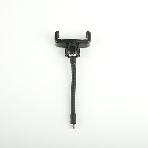 Mobile phone hose clamp, photography live streaming fill light accessory, middle camera position hose clamp, screw, metal hose, mobile phone clamp detail image 4