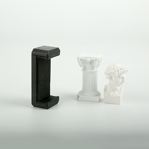 E字手机夹一字懒人手机支架 AR游戏枪夹 自拍手机夹 双孔夹直播夹 详情图5