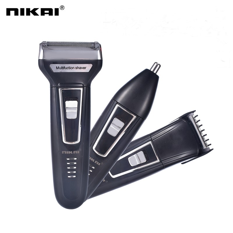 The best-selling charging hair clipper, razor, nose hair follicle and three-in-one multi-functional electric razor set NK7107 pic 1