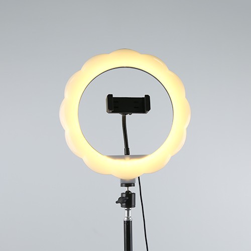 10-inch flower-shaped live streaming beauty lamp detail image 5
