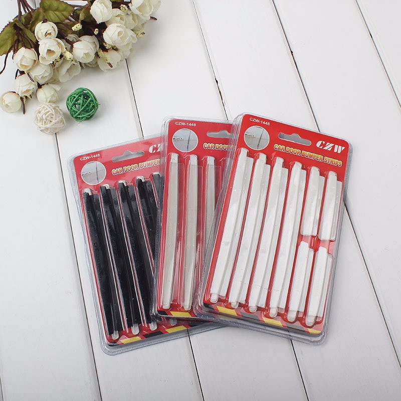 Car door anti-collision strips, universal car door anti-scratch and anti-collision protective stickers, silicone strips, transparent and invisible adhesive type detail image 1