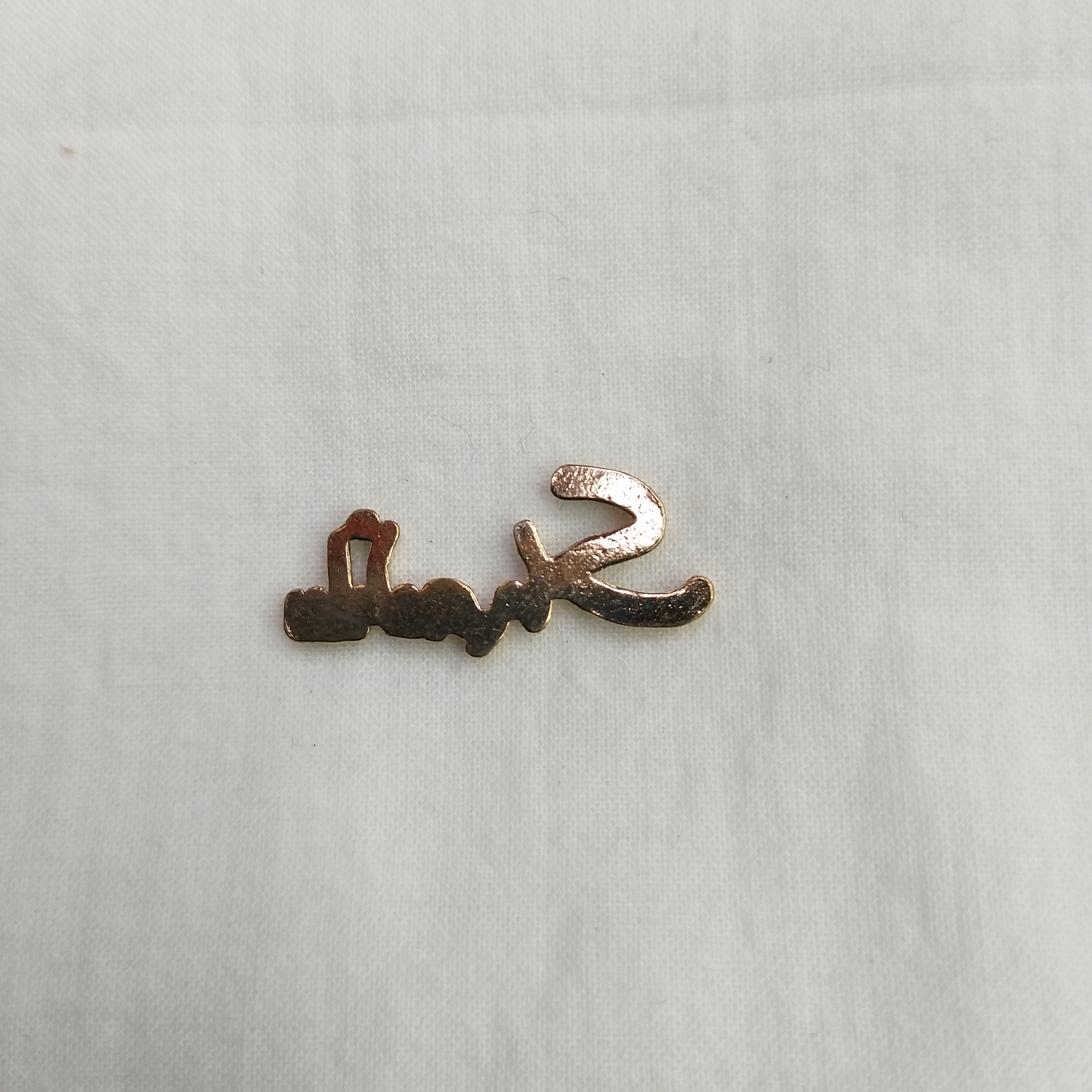 DIY handcrafted jewelry accessories: Alloy, simple single oil-dripping cartoon pendant, decorative earrings (100ps/ pack), letter strips detail image 3