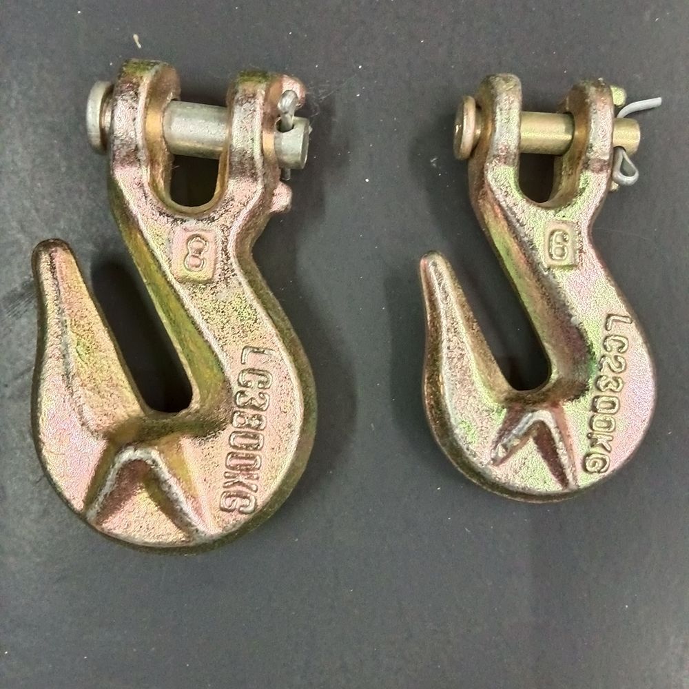 Australian-Style Sheep Horn Grab Hook, American-Style Carbon Steel Die Forging Electro-Galvanized Sheep Horn Grab Hook, High-Strength Forged Marine American-Style Grab Hook, 6Mm