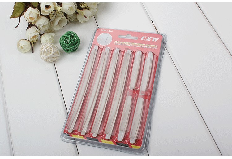 Car door anti-collision strips, universal car door anti-scratch and anti-collision protective stickers, silicone strips, transparent and invisible adhesive type detail image 7