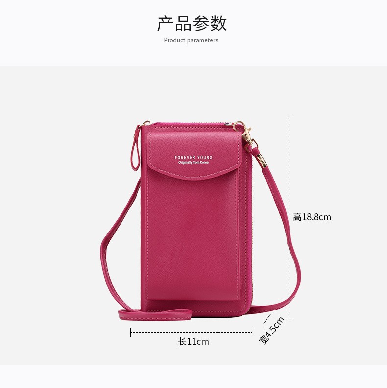 外贸手机包女斜挎包2021新款韩版搭扣手机袋迷你小包包女包批发详情图10