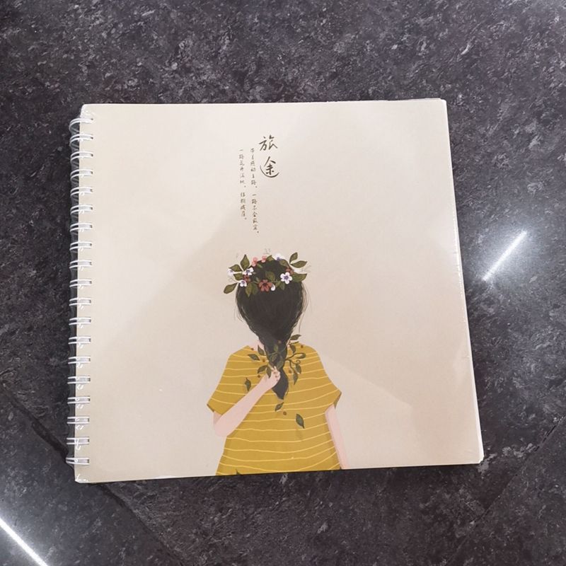 Literary Style 520 sketchbook wholesale 520 sketchbook girl simple student large drawing book graffiti freehand book time