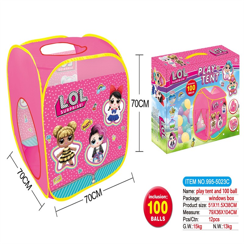 惊喜娃娃游戏屋带100粒5.5CM海洋球995-5023A详情图3