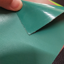 优质光面深绿色PVC夹网布  箱包布  各种体操垫  各种箱包袋专用面料