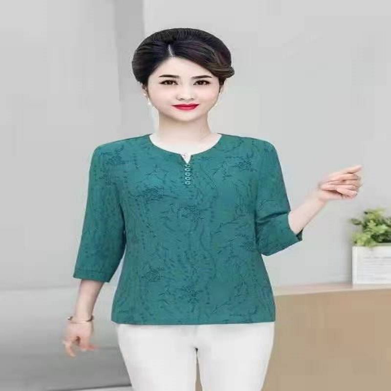 猫娘志仙女连衣裙薄款法式V领显瘦泡泡袖碎花长裙a字收腰裙子女夏95