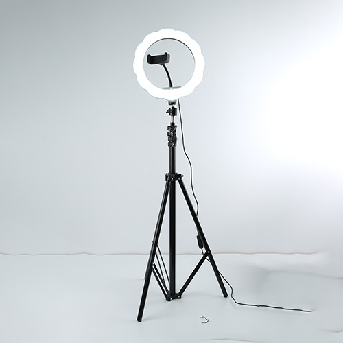 10-inch flower-shaped live streaming beauty lamp detail image 1