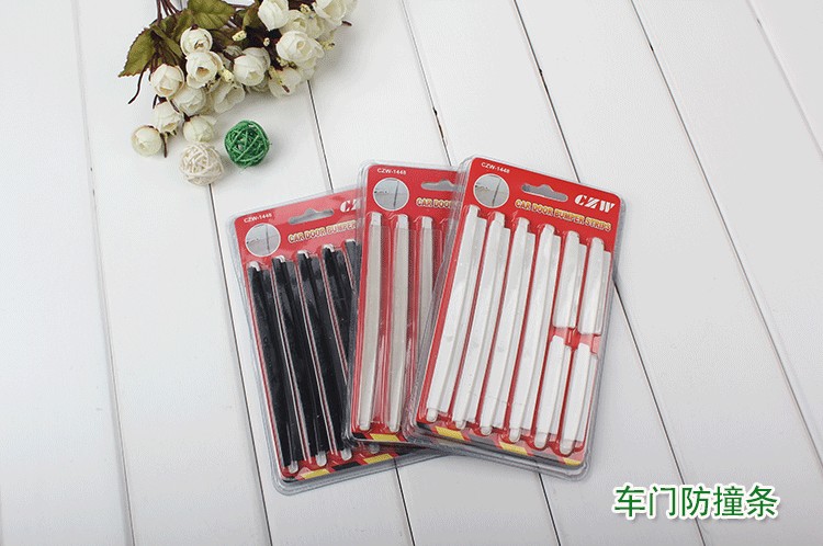Car door anti-collision strips, universal car door anti-scratch and anti-collision protective stickers, silicone strips, transparent and invisible adhesive type detail image 4
