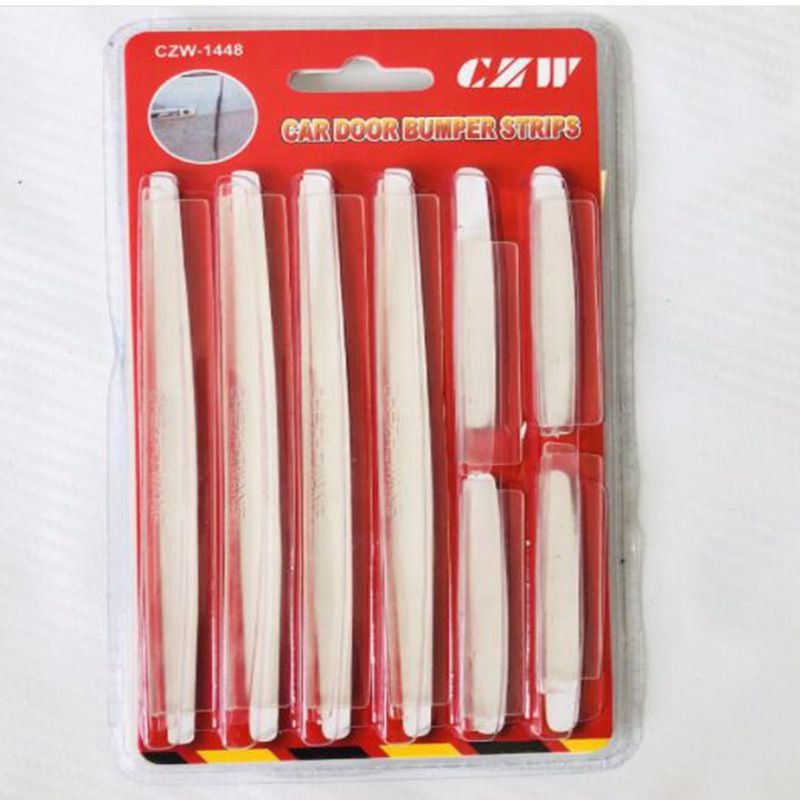 Car door anti-collision strips, universal car door anti-scratch and anti-collision protective stickers, silicone strips, transparent and invisible adhesive type Item Picture