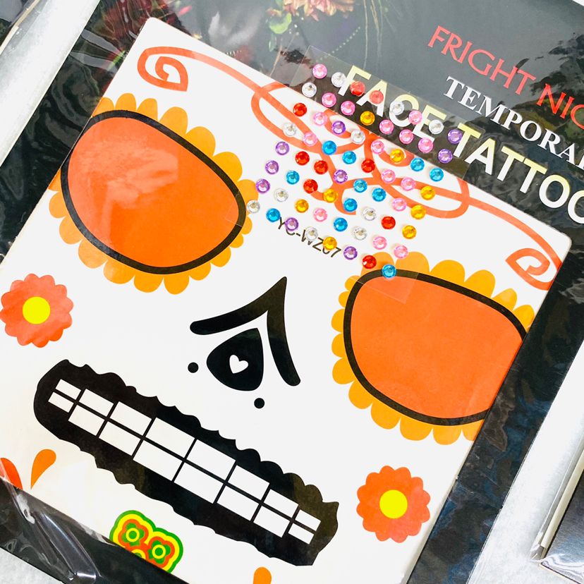 Halloween bloody scar tattoo scar men and women simulation bloody fake injury funny paper stickers