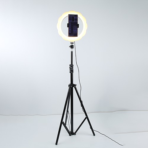 10-inch flower-shaped live streaming beauty lamp detail image 7