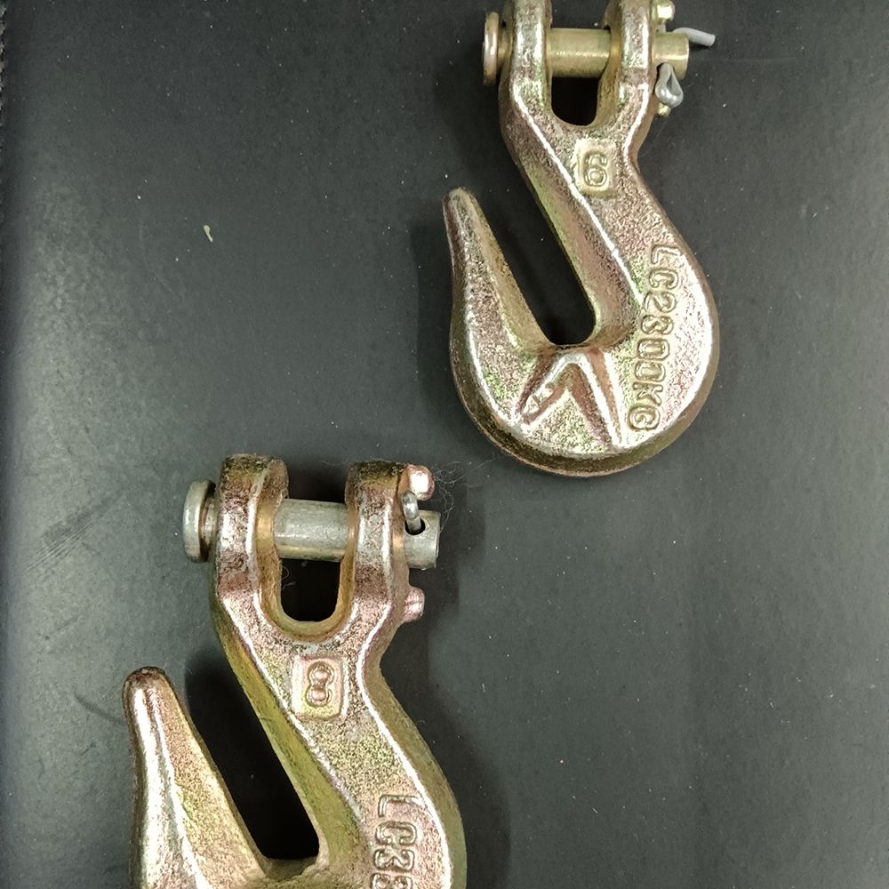 Australian-Style Sheep Horn Grab Hook, American-Style Carbon Steel Die Forging Electro-Galvanized Sheep Horn Grab Hook, High-Strength Forged Marine American-Style Grab Hook, 6Mm Application Scenario