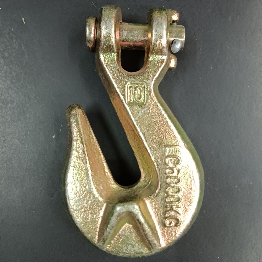 Australian-Style Sheep Horn Grab Hook, American-Style Carbon Steel Die Forging Electro-Galvanized Sheep Horn Grab Hook, High-Strength Forged Marine American-Style Grab Hook, 6Mm Specification drawing