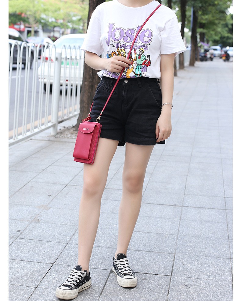 外贸手机包女斜挎包2021新款韩版搭扣手机袋迷你小包包女包批发详情图13