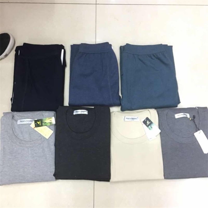 Foreign trade wholesale thermal underwear set men comfortable cotton long Johns thumbnail