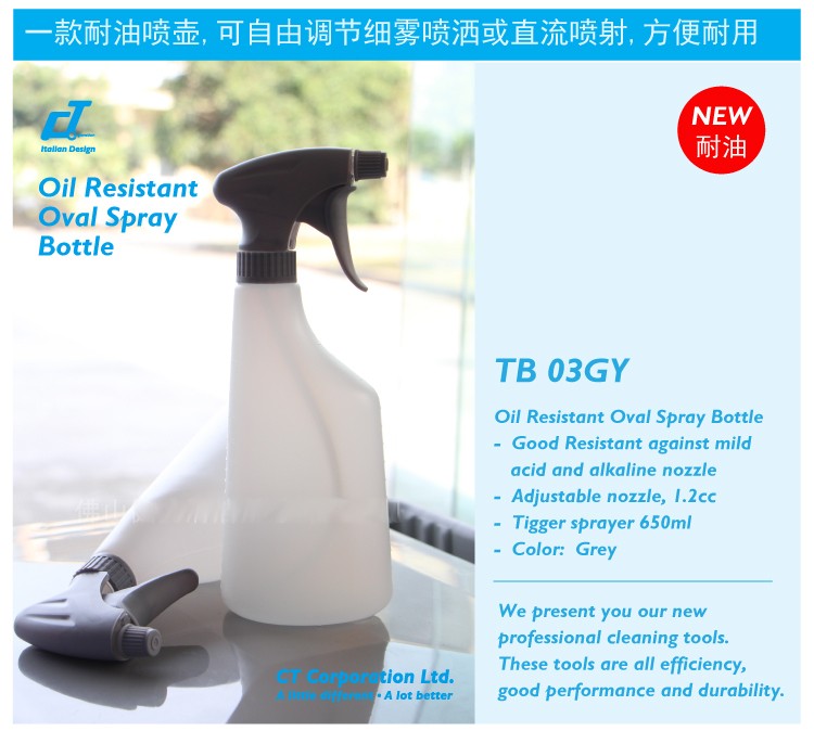  TR 53GY 500ml 喷壶(配灰色防油喷咀)详情图2