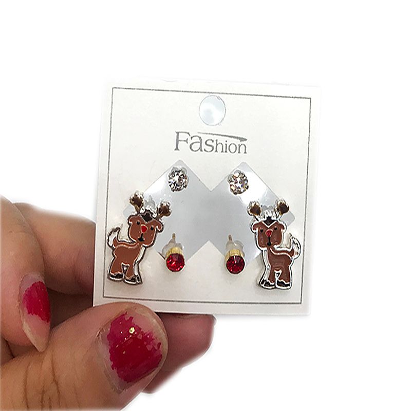Faber BD210717-15 Christmas earring set full figure