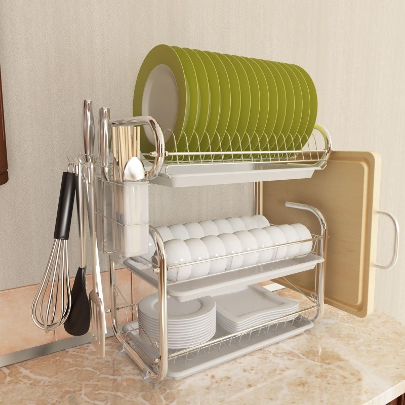 Three-layer B-type bowl rack detail image 1