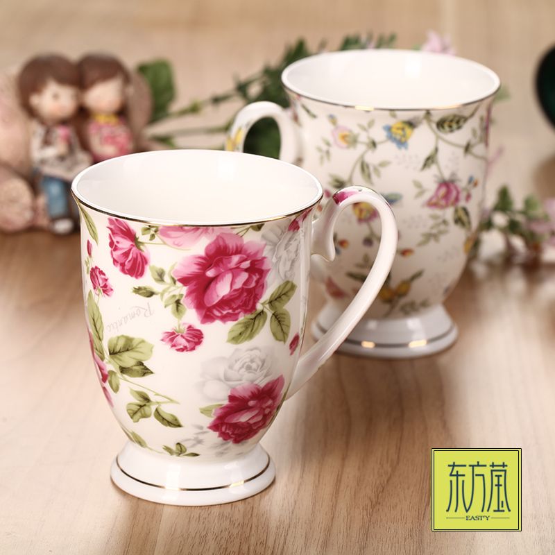 Ceramic cups, royal cups, bone China cups, home coffee cups, office afternoon tea single cups, gift cups, country-style cups, cup sets, tea sets, casual cups, tea cups