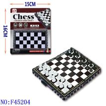 国际象棋黑白棋子折叠棋盘套装培训比赛用棋chess儿童益智玩具 F45204