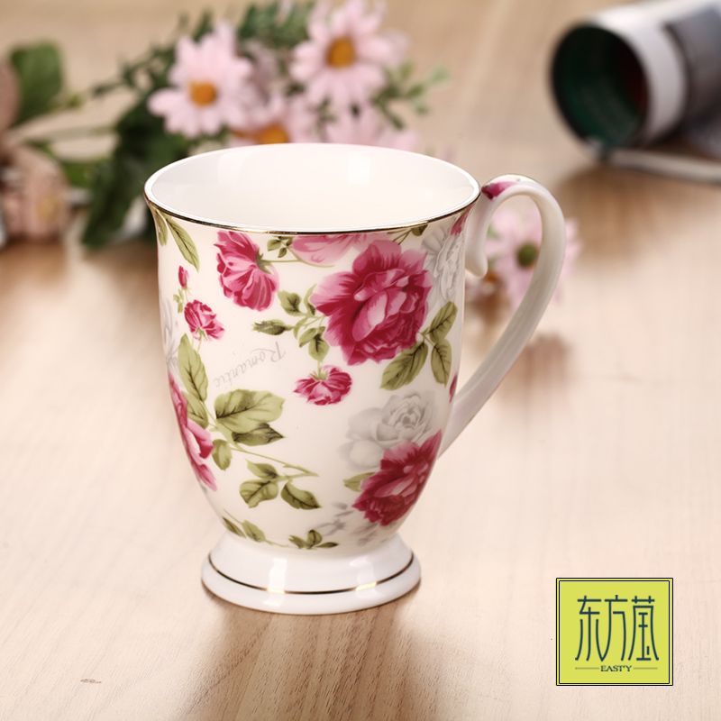 Ceramic cups, royal cups, bone China cups, home coffee cups, office afternoon tea single cups, gift cups, country-style cups, cup sets, tea sets, casual cups, tea cups Application Scenario