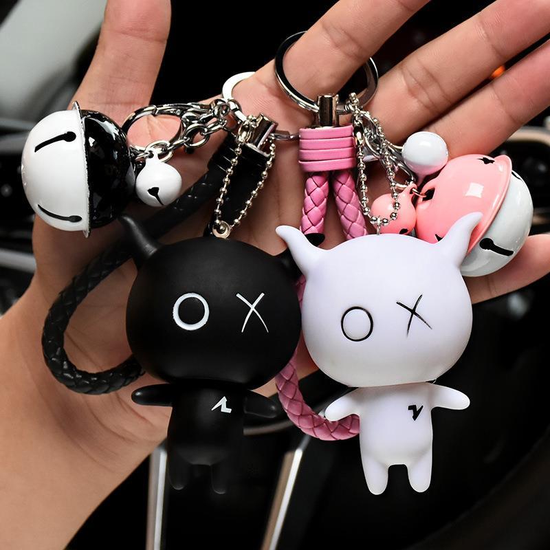 Keychain plus string bell three-piece set a series of mixed styles 16
