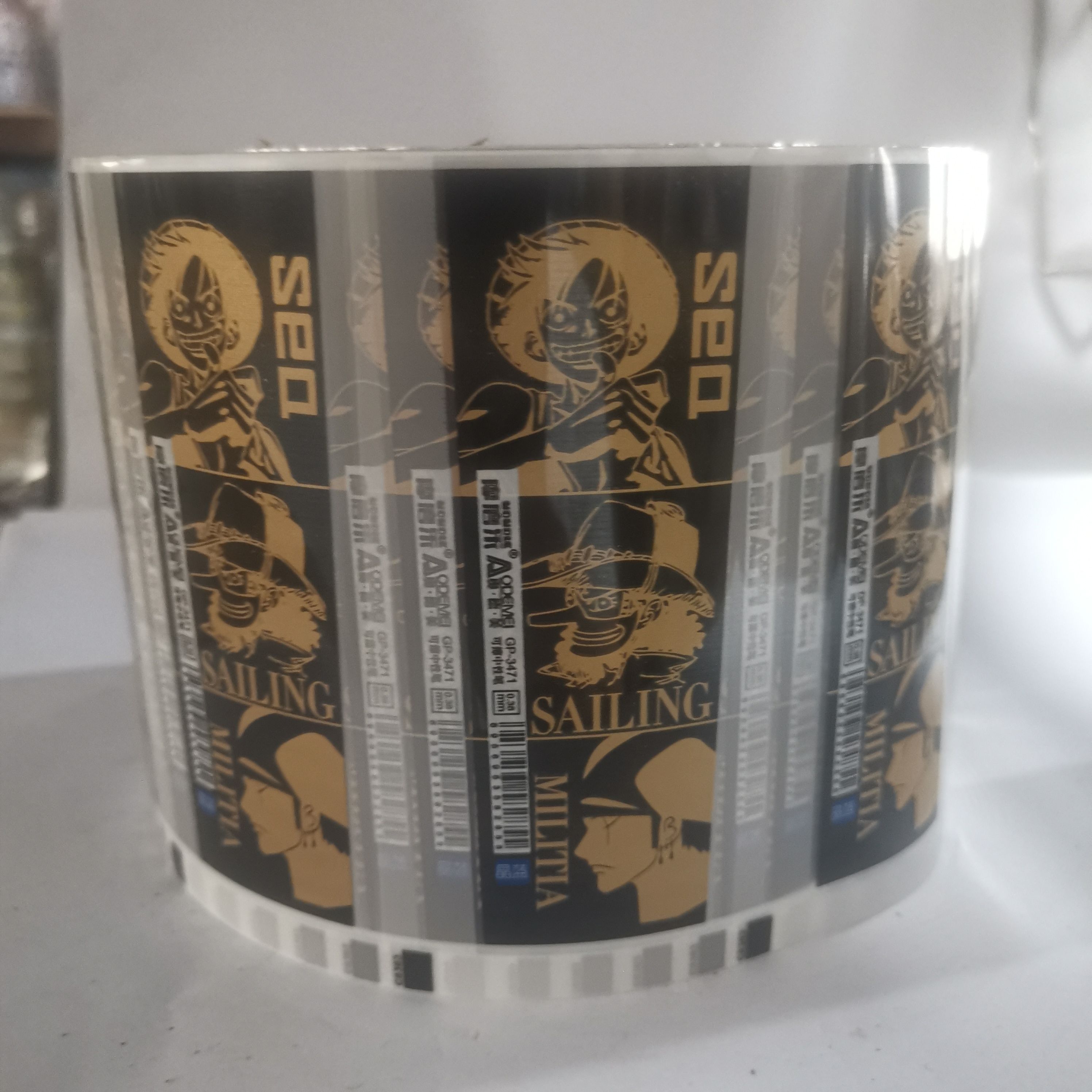 桐庐华创彩印厂海贼王路飞  ABS 热转印花膜