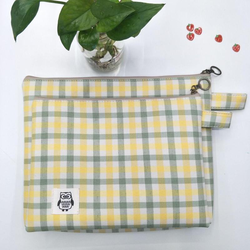 Buhechu New Owl Korean Version Of The Waterproof A5 Single Pull File Bag Stationery Storage Bag Factory Direct Sales Specification drawing
