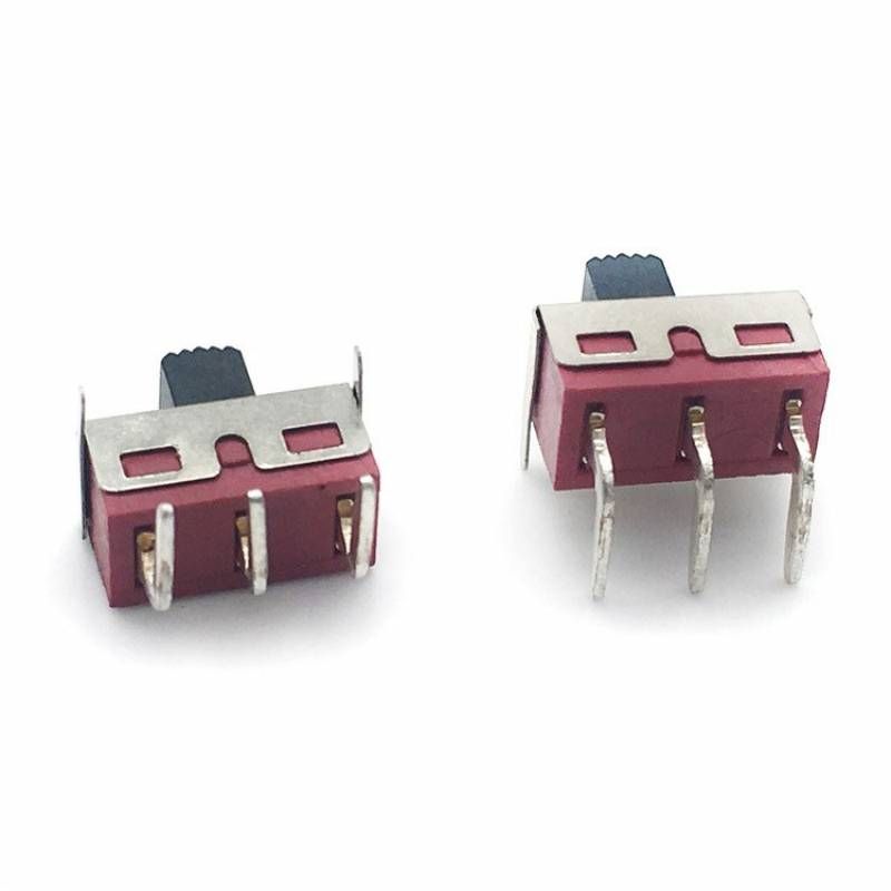 SS-22D06大电流拨动开关 三脚卧式拨动开关滑动开关产品图