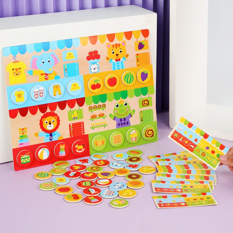 Educational toys, magnetic store, game toys, strong fun, logical thinking ability cultivation, parent-child interactive games, hand-eye coordination exercise, early education enlightenment toys accompany you to success Application Scenario