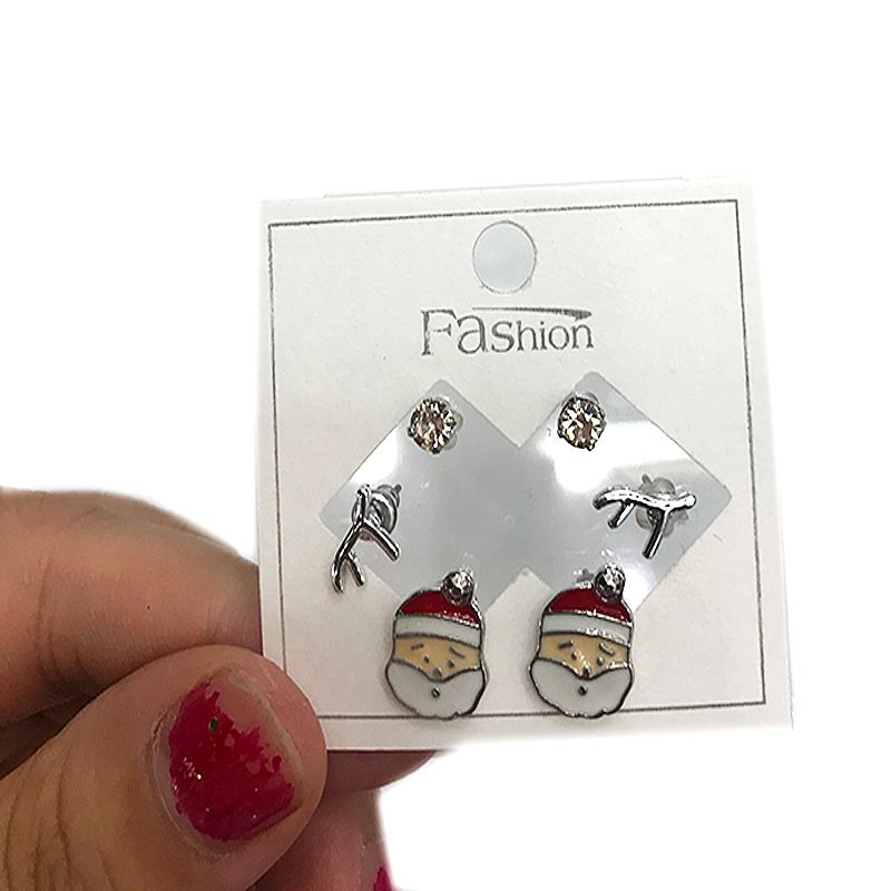 Faber Baodi BD210717-16 Christmas earring set full figure
