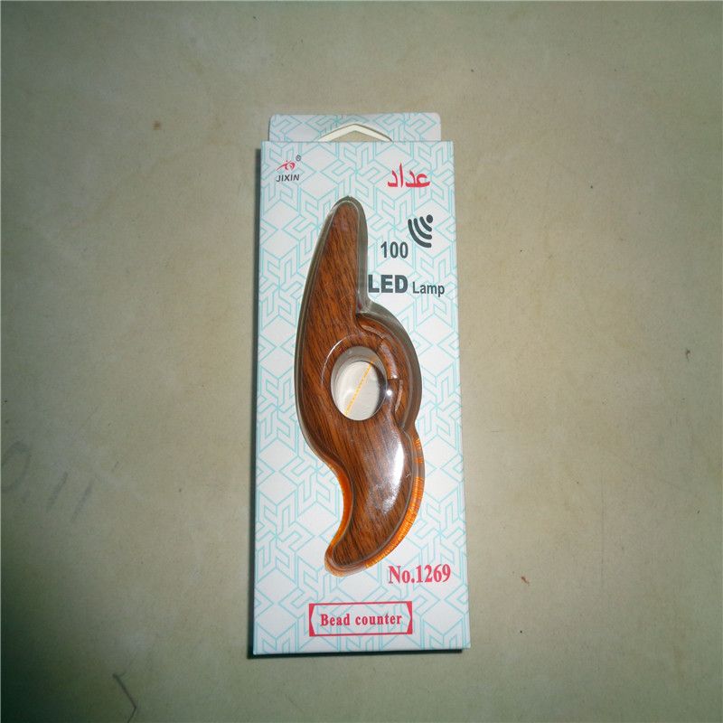 "1269 Buddha Chanting Counter with sound and anti-wood grain, student sports prayer beads timing counter, street stall supply, factory direct sales. Specification image