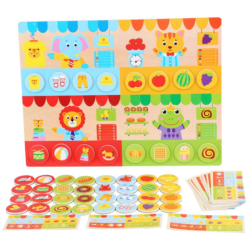 Educational toys, magnetic store, game toys, strong fun, logical thinking ability cultivation, parent-child interactive games, hand-eye coordination exercise, early education enlightenment toys accompany you to success Item Picture