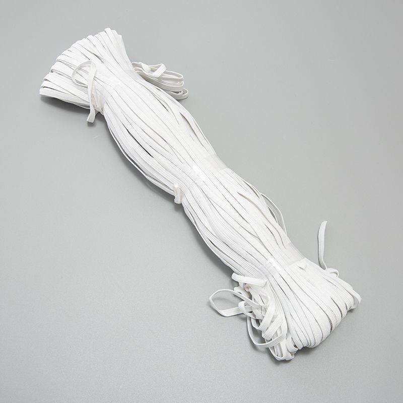 Manufacturers Spot 0.6Cm-1Cm White Crochet Elastic Elastic Knitted Belt Clothing Accessories Elastic Waistband details Picture