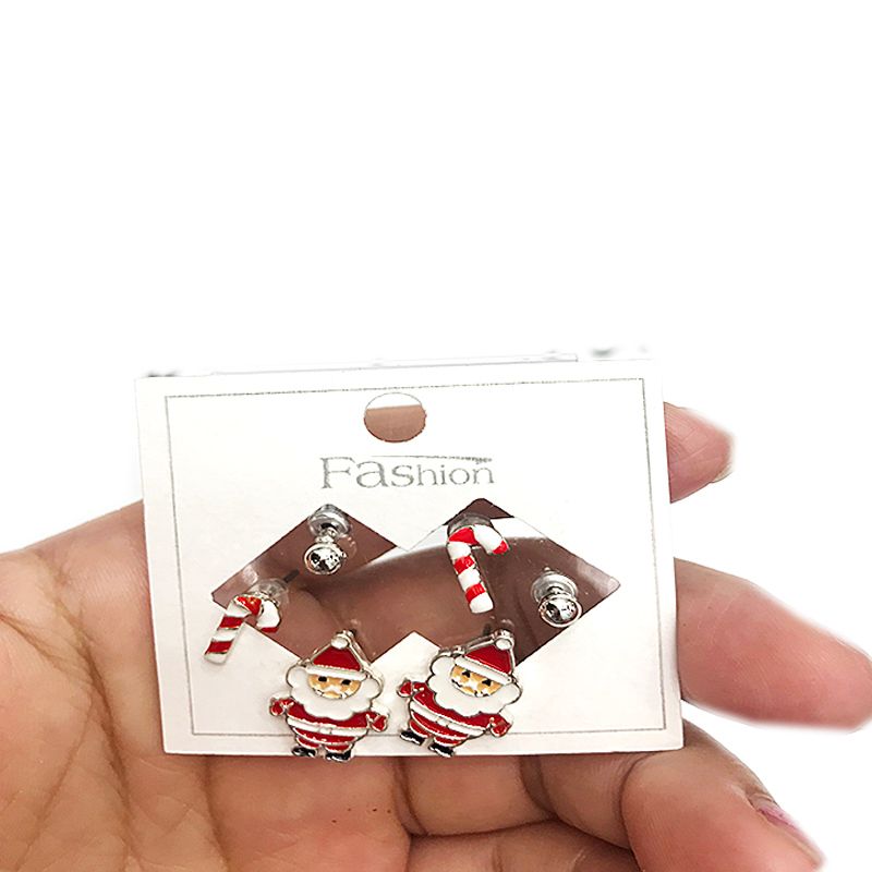 Faber Baodi BD210717-17 Christmas earring set full figure