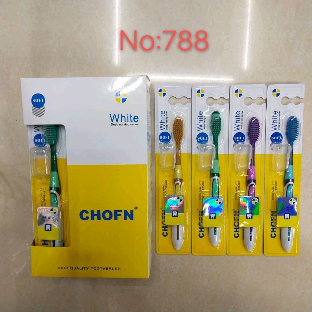 批发-日用百货批发 CHOFN788 带护套成人软毛牙刷