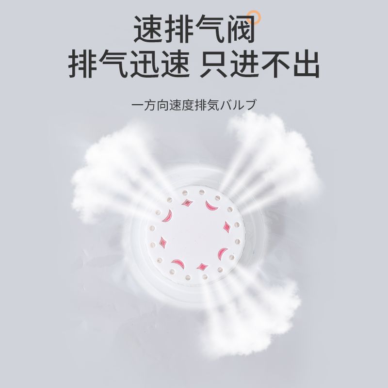 百易特百特兔免抽气被棉被子真空压缩袋行李打包真空收纳袋60*80*32cm