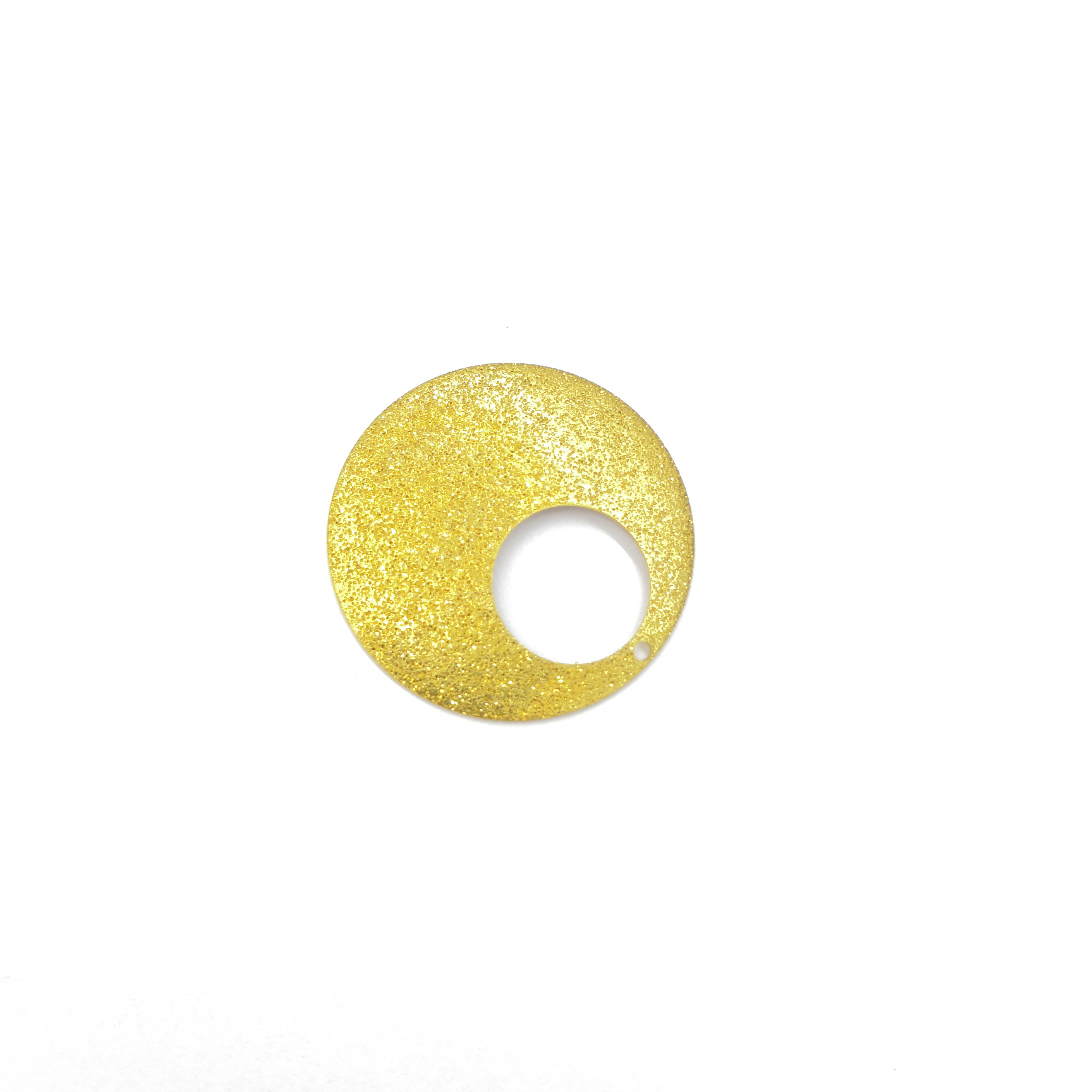 Single flash hollow disc concave hole