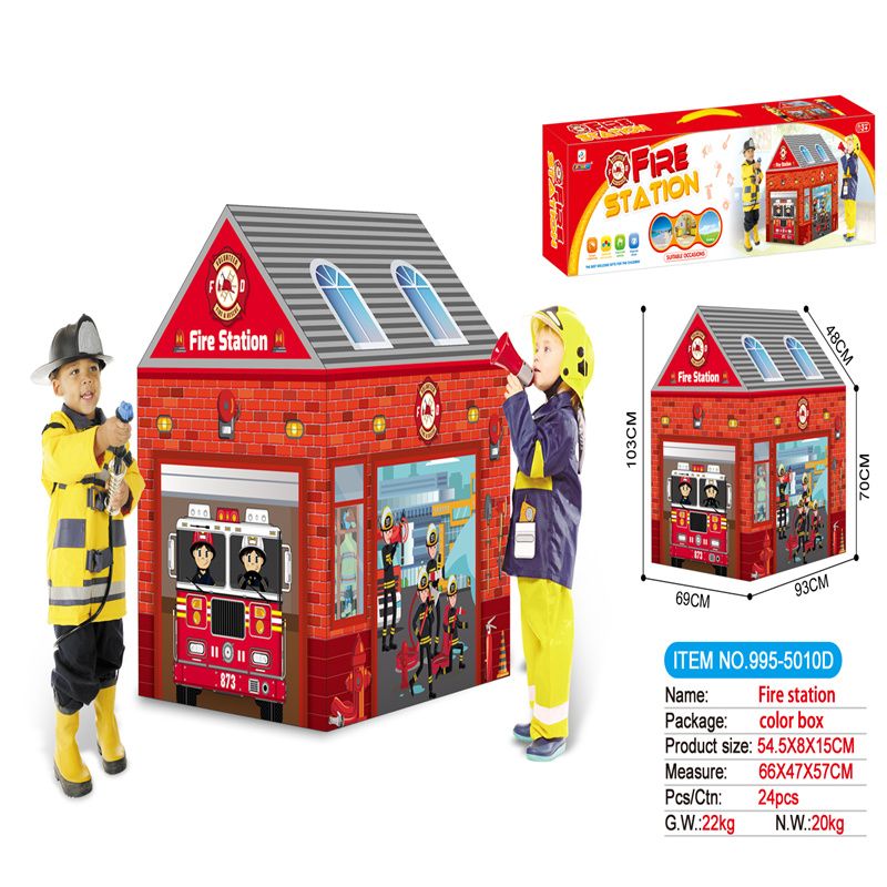 儿童消防屋子带50个海洋球995-5010C产品图