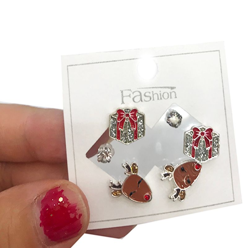 Faber BD210717-14 Christmas earring set full figure