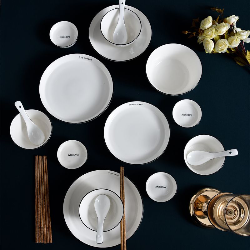 Shangling Weiyang Tableware 20 Head Sl-Wy20 Specification drawing
