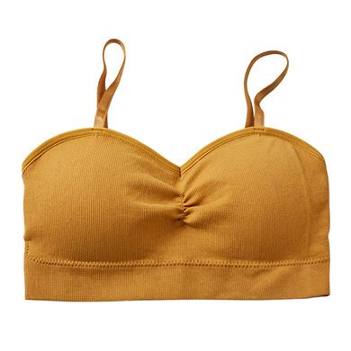 New Compact Threaded Seamless Chest Wrap Non-Underwire Sports Bra With Chest Pad Adjustable Push-Up Bra Application Scenario