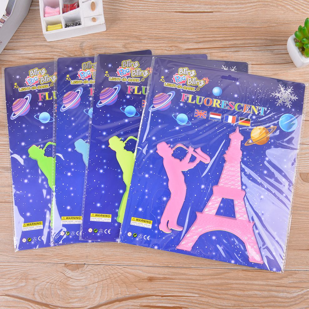 Luminous elephant wall sticker Luminous star wall sticker Three-dimensional luminous wall sticker luminous star sticker