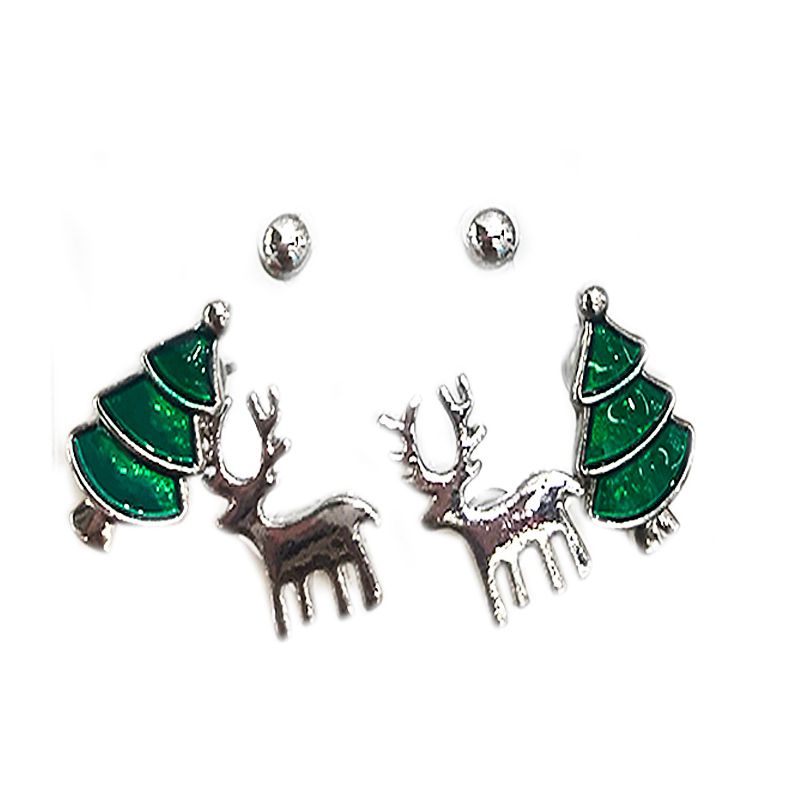 Faber Baodi BD210717-13 Christmas earring set Specification drawing